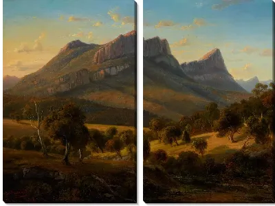 Картина Гора Крутая, Грампианс, Виктория