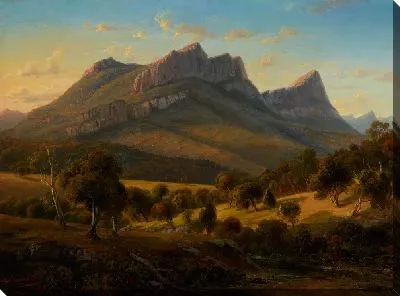 Картина Гора Крутая, Грампианс, Виктория