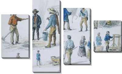 Картина Черный холм, 1854 г. Евгений фон Герар
