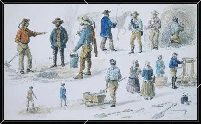 Черный холм, 1854 г. Евгений фон Герар
