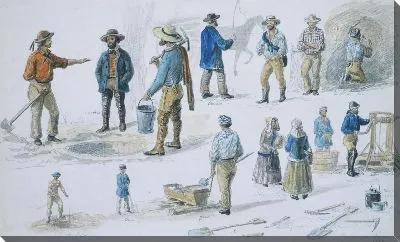 Картина Черный холм, 1854 г. Евгений фон Герар