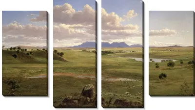 Картина [Стоунли, Бофорт около Арарата, Виктория], 1866, Юджин фон Герард