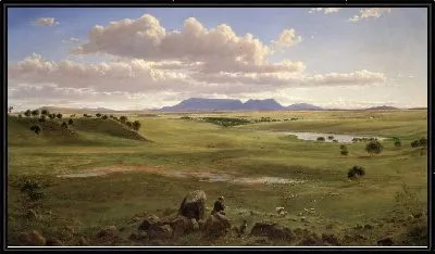 Картина [Стоунли, Бофорт около Арарата, Виктория], 1866, Юджин фон Герард