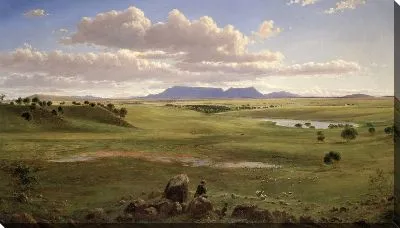 Картина [Стоунли, Бофорт около Арарата, Виктория], 1866, Юджин фон Герард