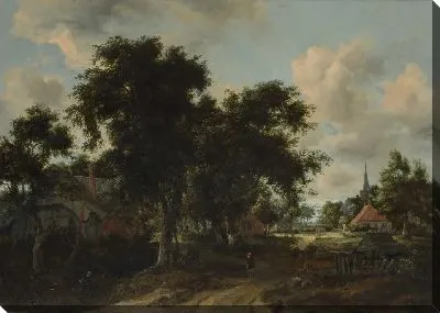 Картина Вход в деревню