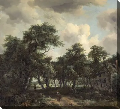 Хижина среди деревьев