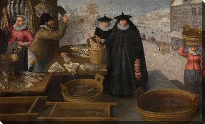 Рыбный рынок или зима