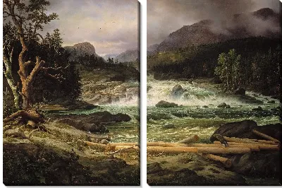Картина Водопад Лабро в Конгсберге