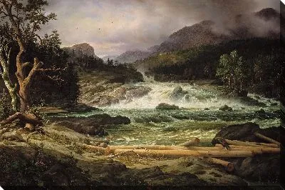 Картина Водопад Лабро в Конгсберге