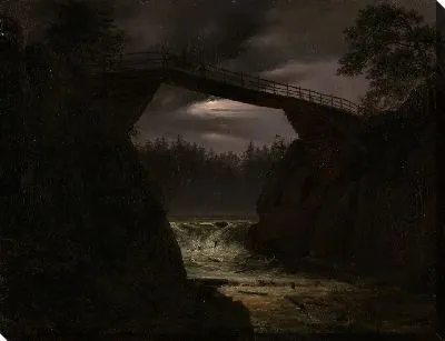 Картина Мост Хауге за пределами Арендал