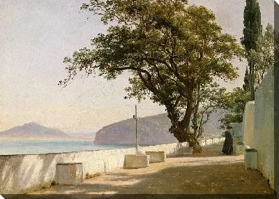 Картина Терраса с дубом, Сорренто