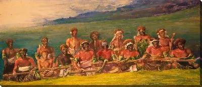 Картина Руководители и исполнители в War Dance, Фиджи
