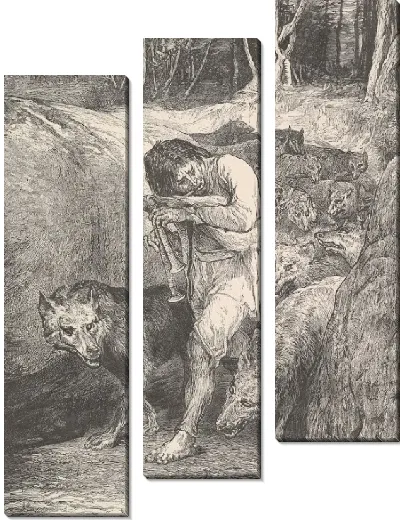 Картина Заклинатель волков