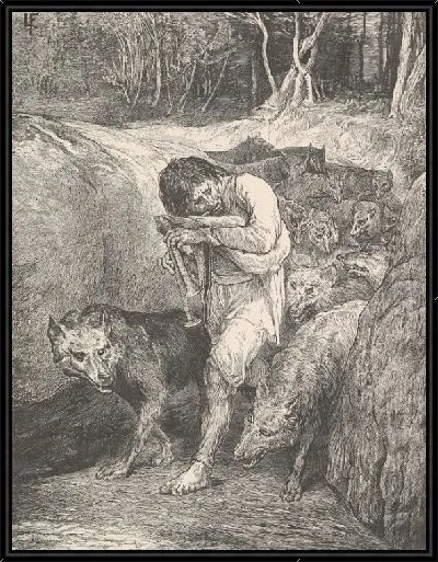 Картина Заклинатель волков