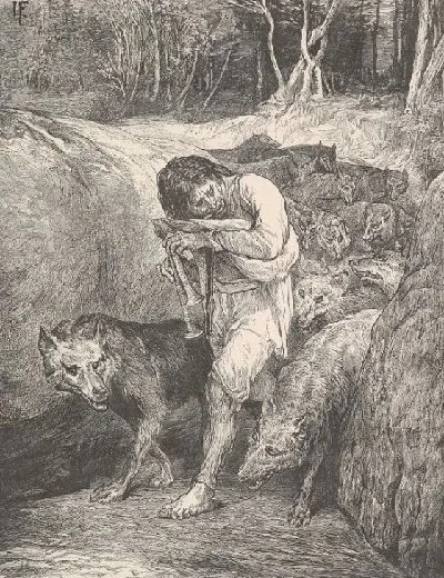 Картина Заклинатель волков