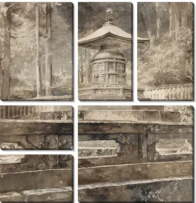 Картина Могила Иэясу Токугава