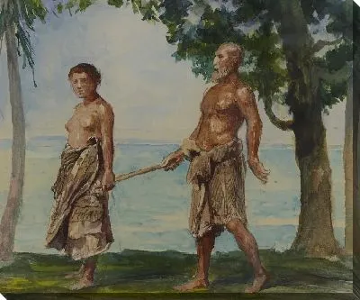 Слепой и его дочь, Вайала, Самоа