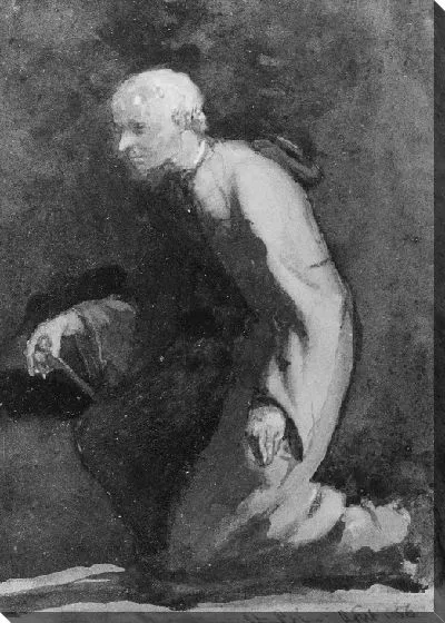 Картина Бритни Бидл - эскиз от природы