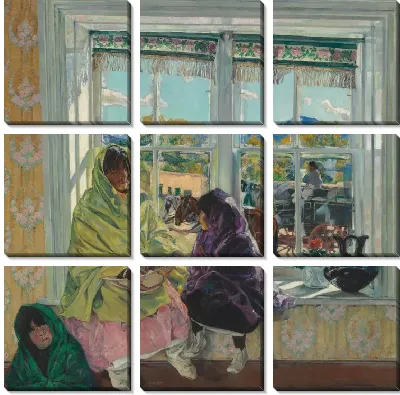 Картина Лузанна [Lousuanna Lujan] и ее сестры