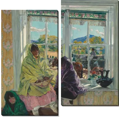 Картина Лузанна [Lousuanna Lujan] и ее сестры