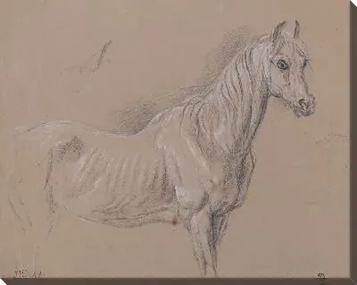 Картина A Mare: возможно, исследование для «Амур де Шеваль», датированное 1827 годом, в галерее Тейт