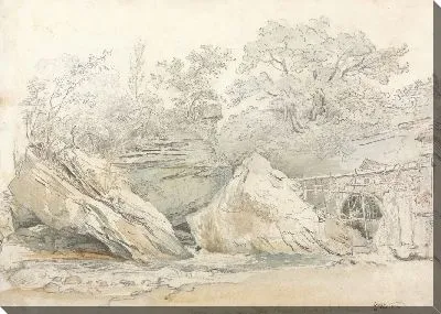 Картина Aberdulais Mill, Гламорганшир