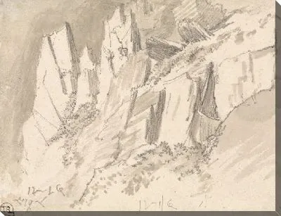 Картина Скалистый склон