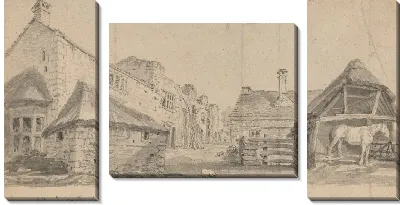Картина Замок Колкомб, Девоншир