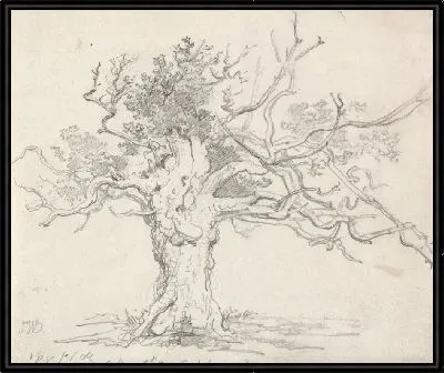 Картина Чахлый дуб