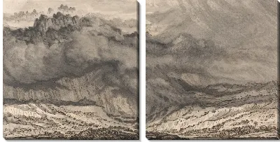 Картина Сноудон, приближающаяся буря