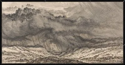 Картина Сноудон, приближающаяся буря