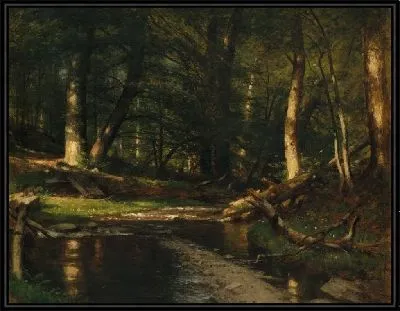 Ручей в лесу