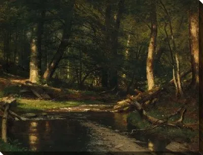 Картина Ручей в лесу