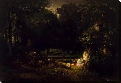 Картина Купальщицы (Полянка в лесу)