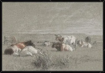 Коровы в пейзаже