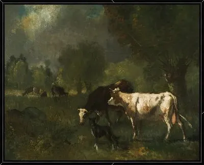 Скот на пастбище