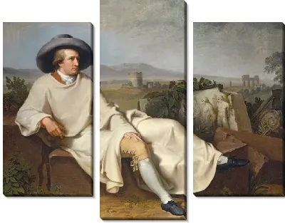 Гете в римской Кампаньи