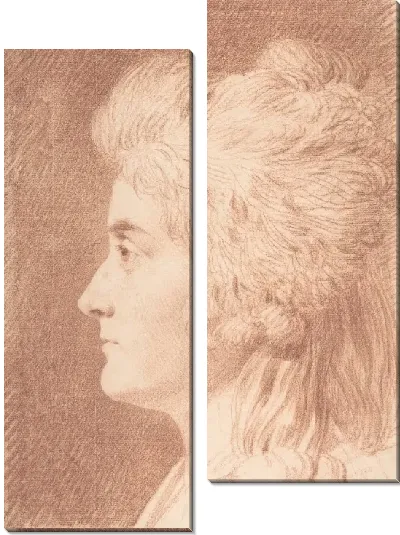 Картина Профиль Портрет мисс Вилинг