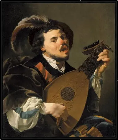 Картина Поющий лютник