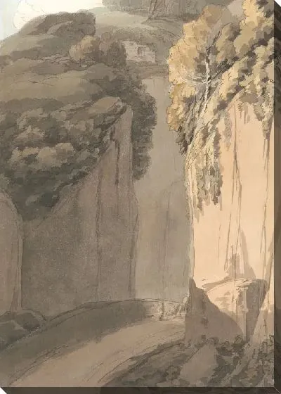 Картина Вход в грот в Посилипо, Неаполь