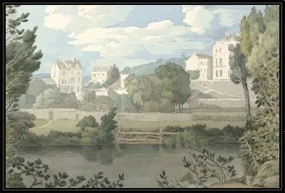 Картина Дома возле Плимута