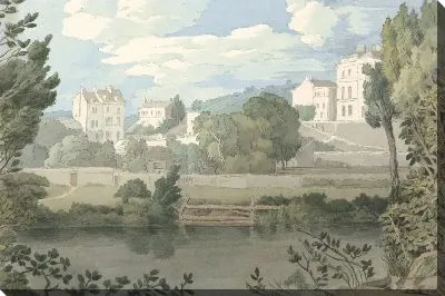 Картина Дома возле Плимута