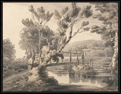 Картина Пешеходный мост