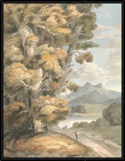 Картина Дорога к озеру