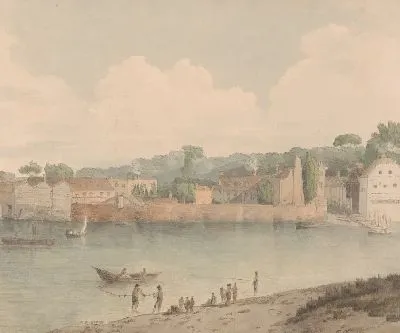 Лестница Воксхолл, из Миллбанка, 5 июля 1797 г.