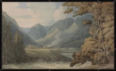 Картина Вид в Борроудейле Орлиных Скал и Ростуэйтов