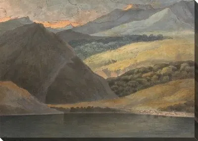 Вид на озеро Маджоре вечером