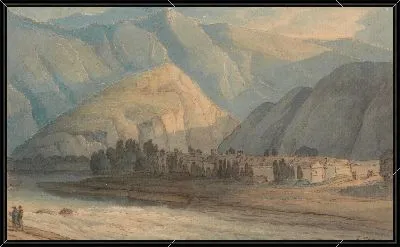 Картина Грандж во главе озера Кесвик