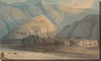 Картина Грандж во главе озера Кесвик