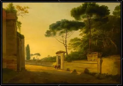 Картина Придорожная сцена в Риме